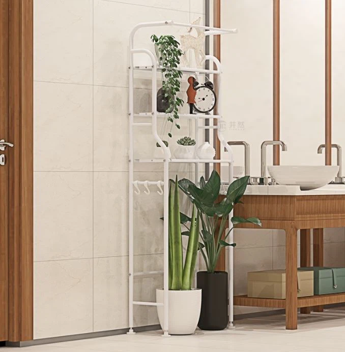 Jednostavno s policom cijevi od gornje šipke